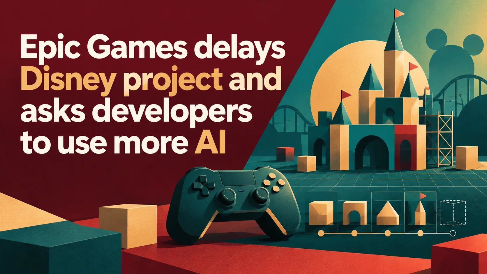 Epic Games delays Disney game, orders AI-first finish