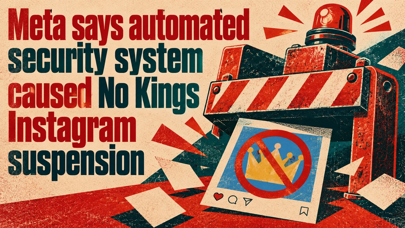 Meta says automated system wrongly removed No Kings Instagram account