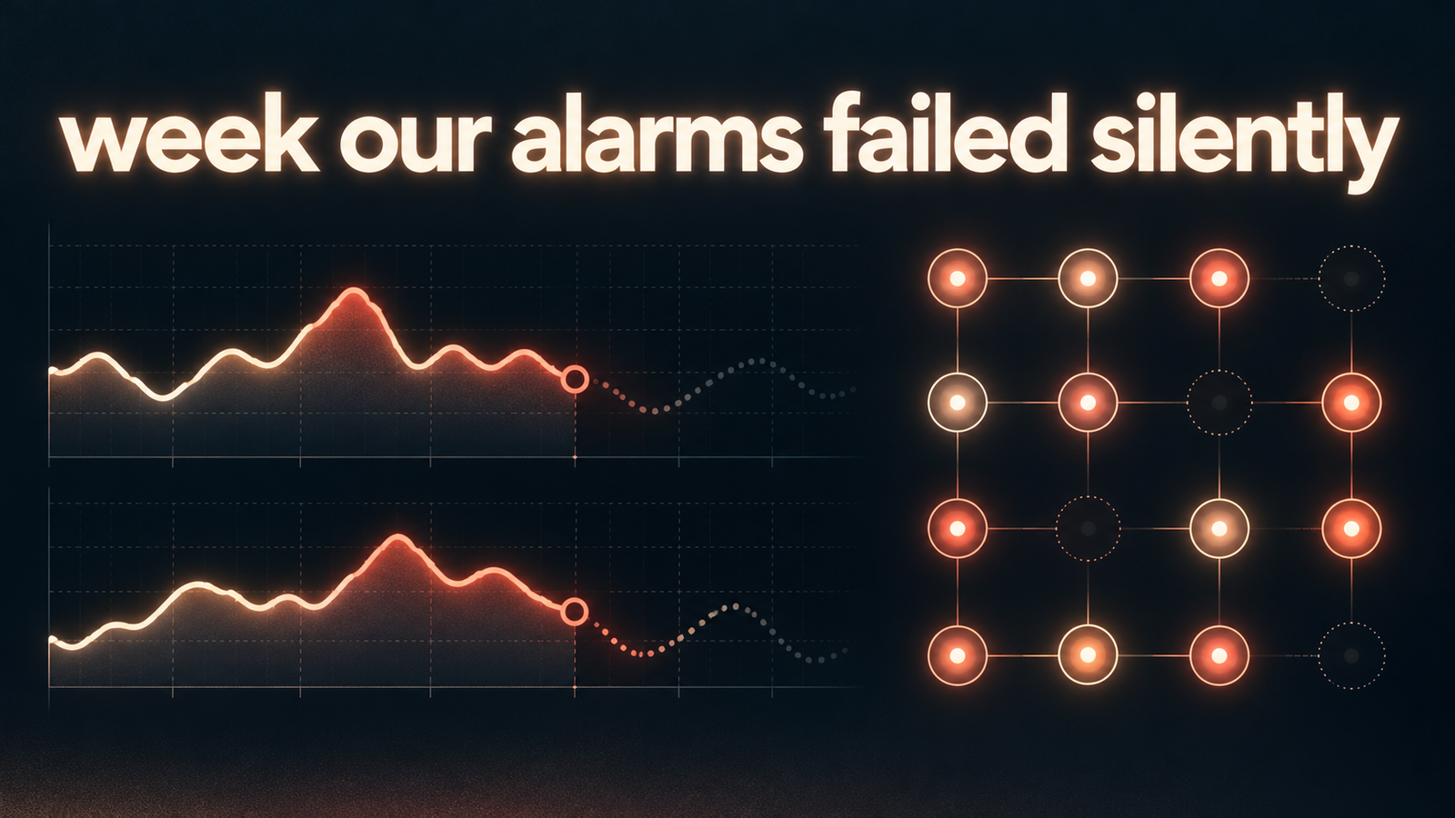 The week our alarms failed silently, and what we changed